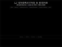 Tablet Screenshot of lj-engravingandsigns.com